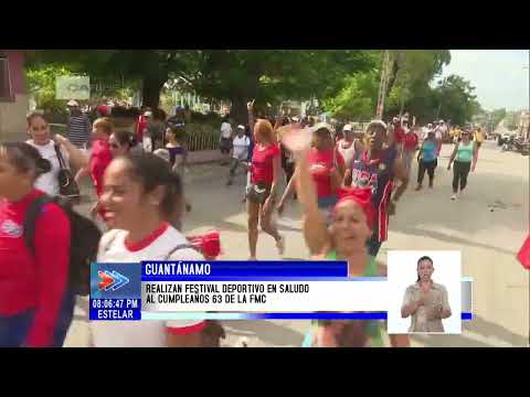 Celebraron festival deportivo en saludo a la FMC en el oriente de Cuba