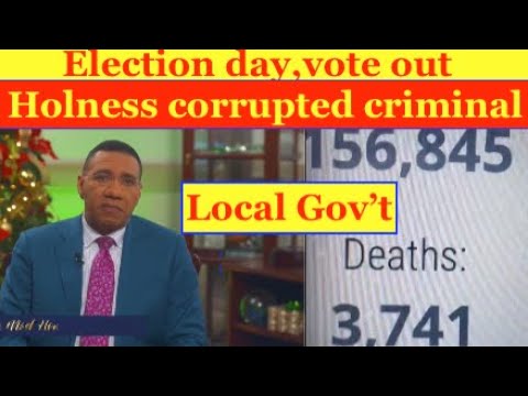 Election Day today, Jamaica go and vote out Holness corrupted criminal local Gov't