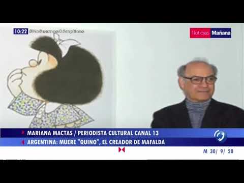 Argentina: muere el dibujante “Quino”, autor de Mafalda
