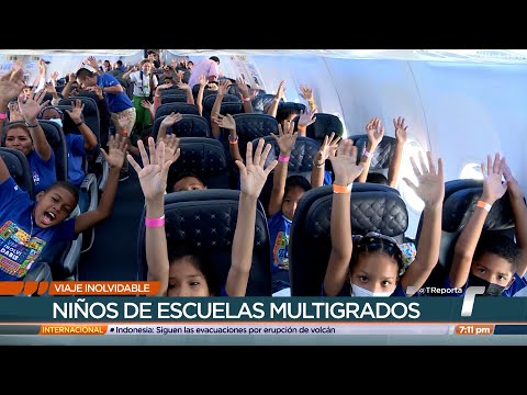 Niños disfrutaron del Viaje Inolvidable de Copa Airlines
