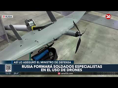 RUSIA entrenará a SOLDADOS especializados en el manejo de DRONES