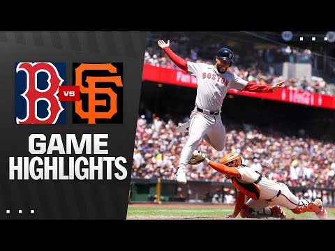 Red Sox vs. Giants Game Highlights (6/22/25) | MLB Highlights