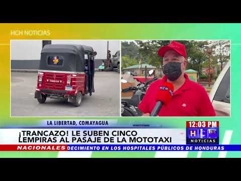 “Municipalidad no ha autorizado incremento de L.5 a mototaxis”: Alcalde, La Libertad, Comayagua