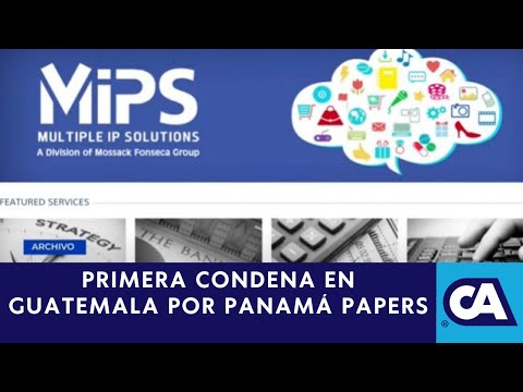 Condena en Guatemala por caso “Panamá Papers”