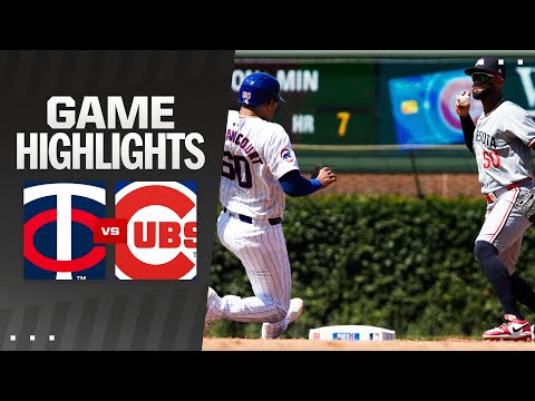 Twins vs. Cubs Game Highlights (8/7/24) | MLB Highlights