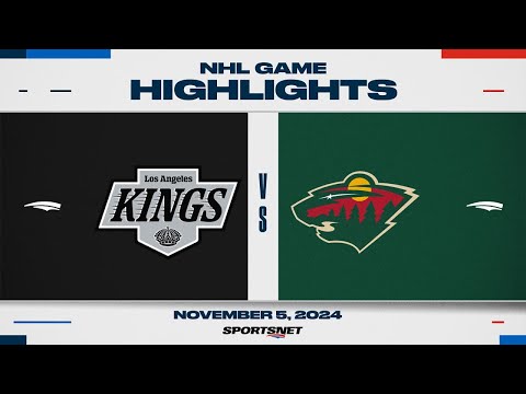 NHL Highlights | Kings vs. Wild - November 5, 2024