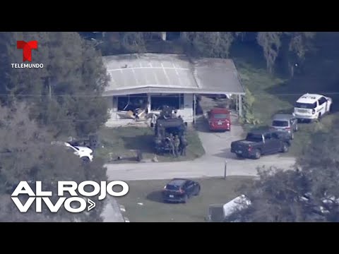 EN VIVO: Policías rodean una casa donde se atrinchera un sospechoso que les disparó en Florida