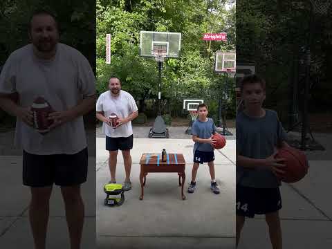 Talented 10-year-old makes surprise trick shot with dad's help | GMA