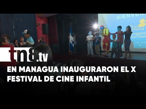 Inauguran X festival de cine infantil en Managua - Nicaragua