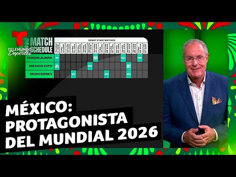 Oficial: México tendrá 10 partidos de fase de grupos | Telemundo Deportes