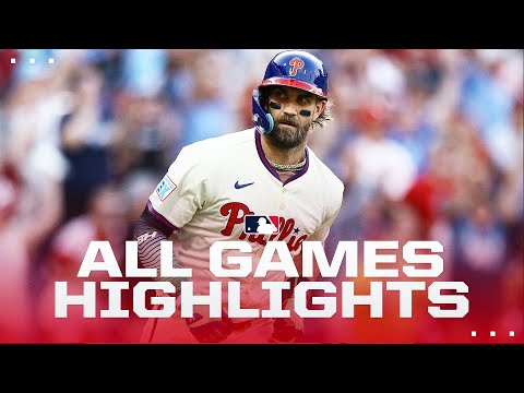 Highlights from ALL games on 9/14! (Bryce Harpers 2 HRs help Phillies beat Mets, Red Sox top Yanks)