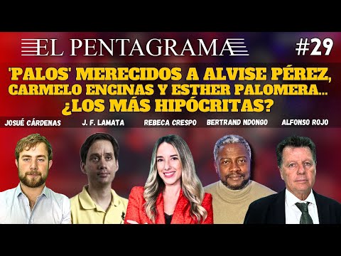 'PALOS' Merecidos a ALVISE PÉREZ, CARMELO ENCINAS Y ESTHER PALOMERA... ¿Los más hipócritas?