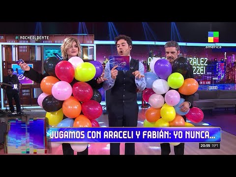 ??ARACELI GONZÁLEZ Y FABIÁN MAZZEI JUEGAN AL YO NUNCA...