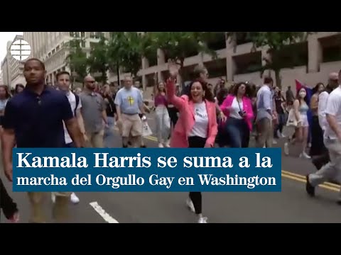 Kamala Harris se suma a la marcha del Orgullo en Washington | EL MUNDO