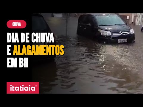 CHUVA FORTE DEIXA PONTOS DE ALAGAMENTO EM VÁRIAS REGIÕES DE BH