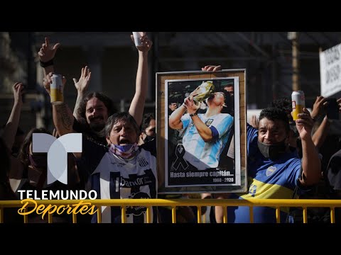 Alerta de riesgo epidemiológico en Buenos Aires por velatorio de Maradona | Telemundo Deportes