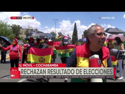 En Cochabamba se reportan algunos bloqueos contra los resultados del 18 de octubre