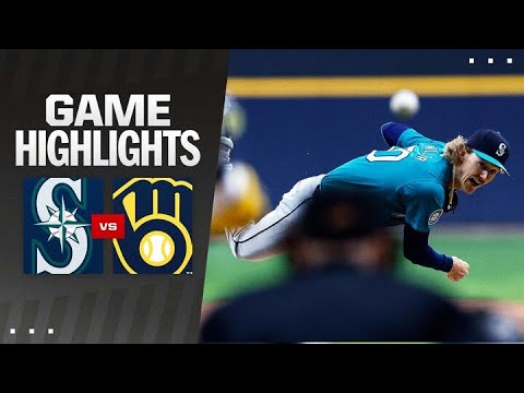 Mariners vs. Brewers Game Highlights (4/6/24) | MLB Highlights