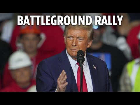 LIVE: Donald Trump hosts MAGA rally in Pittsburgh with polls too close to call