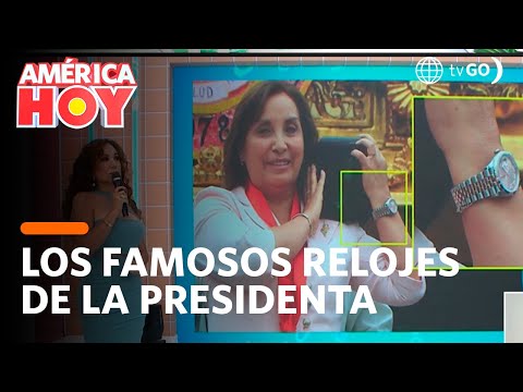 América Hoy: Relojes Rolex de la presidenta Dina Boluarte  (HOY)