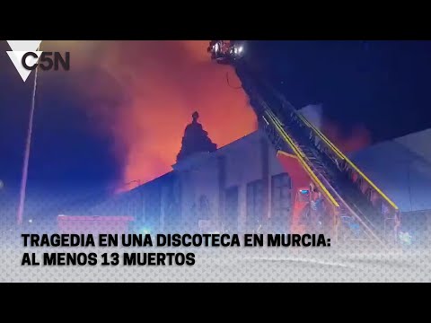 INCENDIO FATAL en una DISCOTECA en MURCIA, ESPAÑA