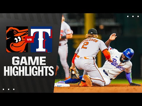 Orioles vs. Rangers Game Highlights (7/2/25) | MLB Highlights