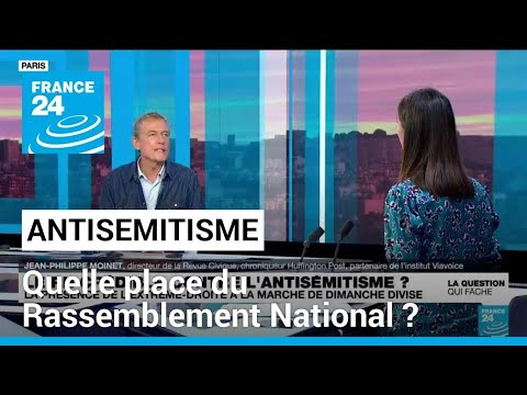 Marche contre l'antisémitisme : le Rassemblement national a-t-il sa place? • FRANCE 24