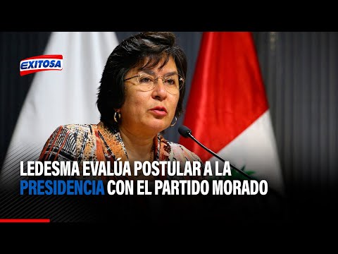 Marianella Ledesma evalúa postular a la Presidencia con el Partido Morado