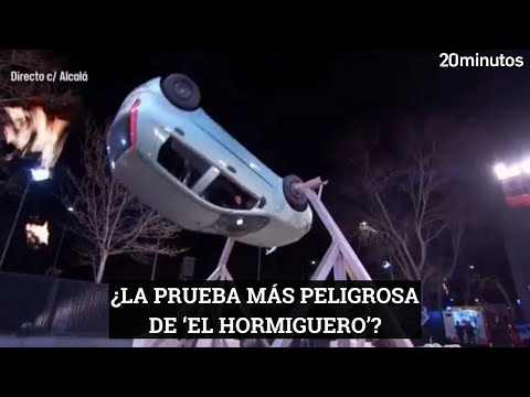 EL HORMIGUERO: ¡Consiguen columpiarse con un coche!