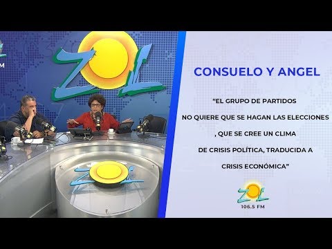 Consuelo y Angel “El grupo de partidos no quiere que se hagan las elecciones