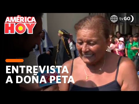 América Hoy: Doña Peta, madre de Paolo Guerrero, asistió a misa por Semana Santa (HOY)
