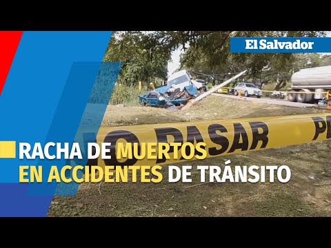 Accidentes de tránsito con saldos fatales en Ciudad Arce y San Pedro Nonualco
