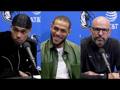 Daniel Gafford, P.J. Washington, Jason Kidd | Mavericks vs. Jazz postgame 3.25.24