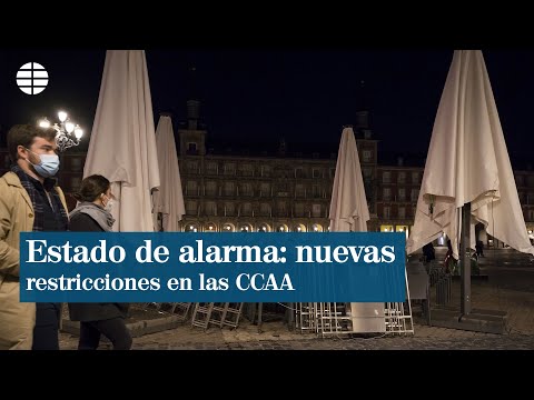Las nuevas restricciones que se pueden aplicar con el estado de alarma en España
