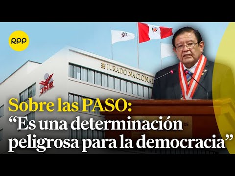 El presidente del JNE desmiente que inscripción irregular de partido vinculado a Antauro Humala