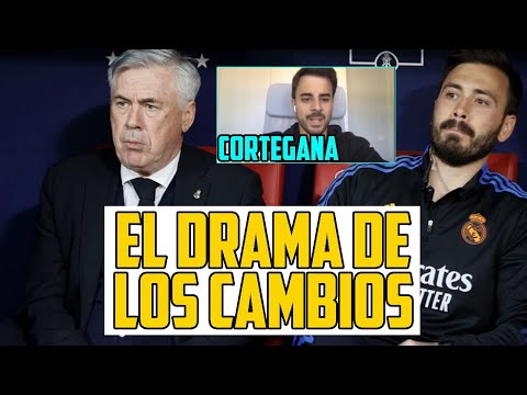 ANCELOTTI 'DESESPERA' HASTA A SU CUERPO TÉCNICO CON HACER LOS CAMBIOS TAN LENTO POR SISTEMA Y MAL