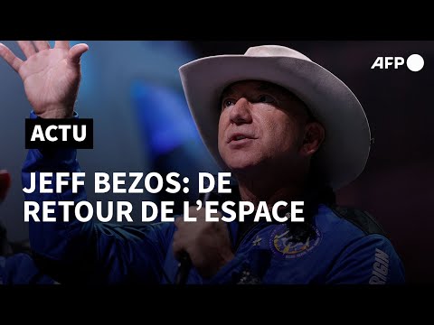 Tourisme spatial : l'Américain Jeff Bezos réalise son rêve d'espace | AFP