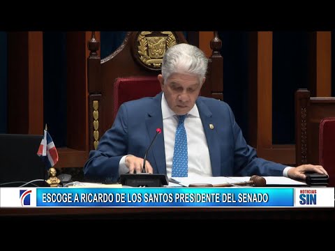 Ricardo de los Santos el nuevo presidente del Senado de la República| Emisión Estelar SIN con Alicia
