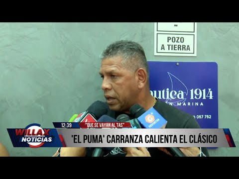 Willax Noticias Edición Mediodía - FEB 08 - 3/3 - 'EL PUMA' CARRANZA CALIENTA EL CLÁSICO | Willax