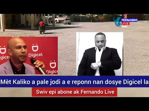 Mèt Kaliko a pale ak Digicel sou Radio men mesaj li...