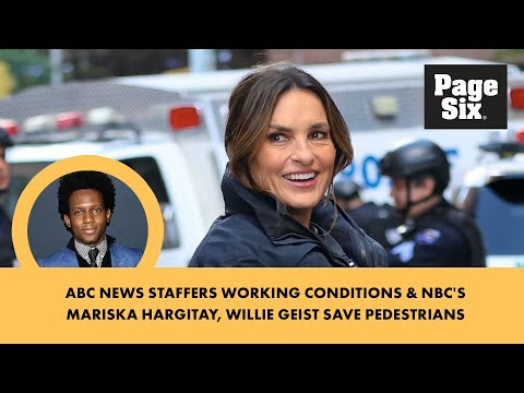 ABC News staffers working conditions & NBC's Mariska Hargitay, Willie Geist save pedestrians