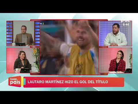 Lautaro Martínez hizo el gol del título.