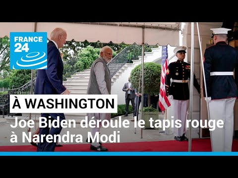Joe Biden déroule le tapis rouge pour la visite d'État du Premier ministre indien Narendra Modi