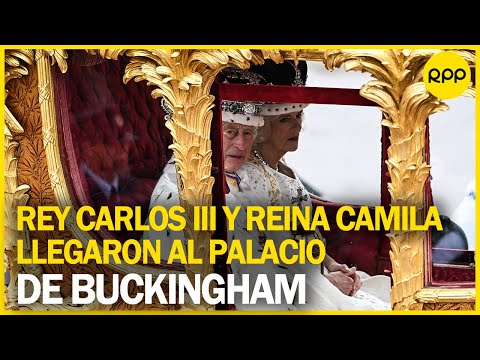 Rey Carlos III y Reina Camila llegaron al palacio de Buckingham