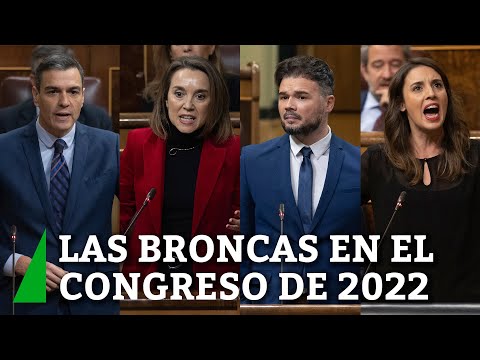 Las grandes broncas en el Congreso de los Diputados en 2022