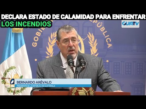 BERNARDO ARÉVALO DECLARA ESTADO DE CALAMIDAD PARA ENFRENTAR LOS 1N3NDIOS, GUATEMALA.