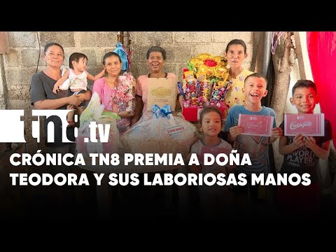 Doña Teodora y sus manos laboriosas se llevan premios con Crónica TN8