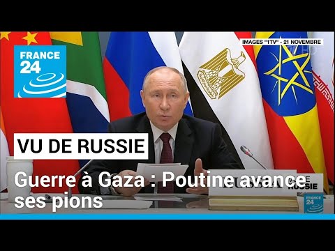 Vu de Russie : avec la guerre à Gaza, Vladimir Poutine avance ses pions • FRANCE 24