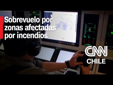 CNN Chile acompañó a la Armada a sobrevolar zonas afectadas por megaincendio