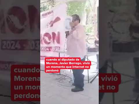 Se le cae el pantalón a diputado de Morena en pleno discurso en Coahuila #milenioshorts